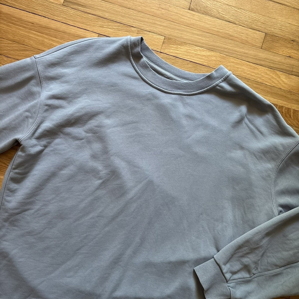 Lululemon Perfectly Oversized Crew Sweatshirt Women 10? Light Blue Loungewear